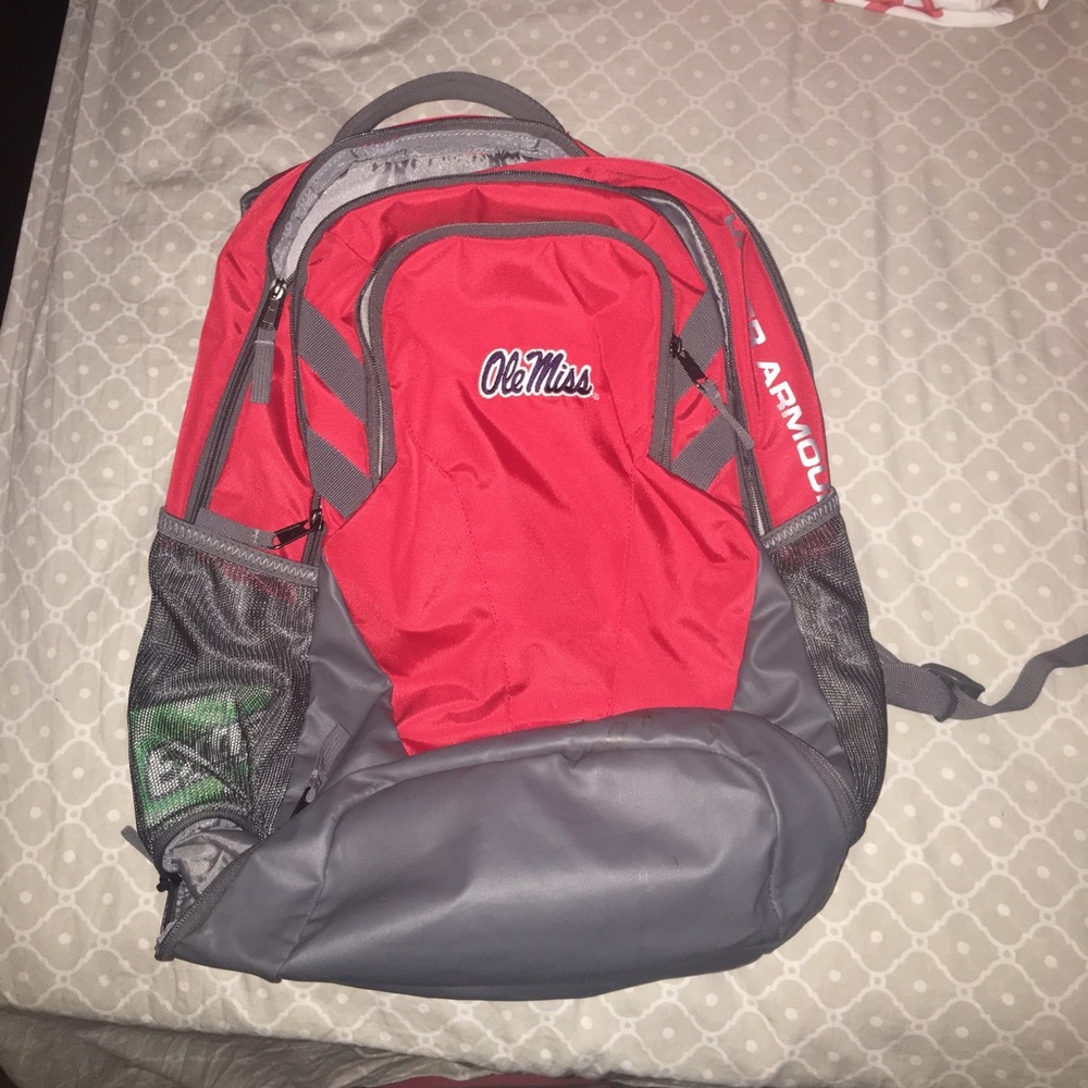 Monogrammed Ole Miss Under Amour Storm Backpack